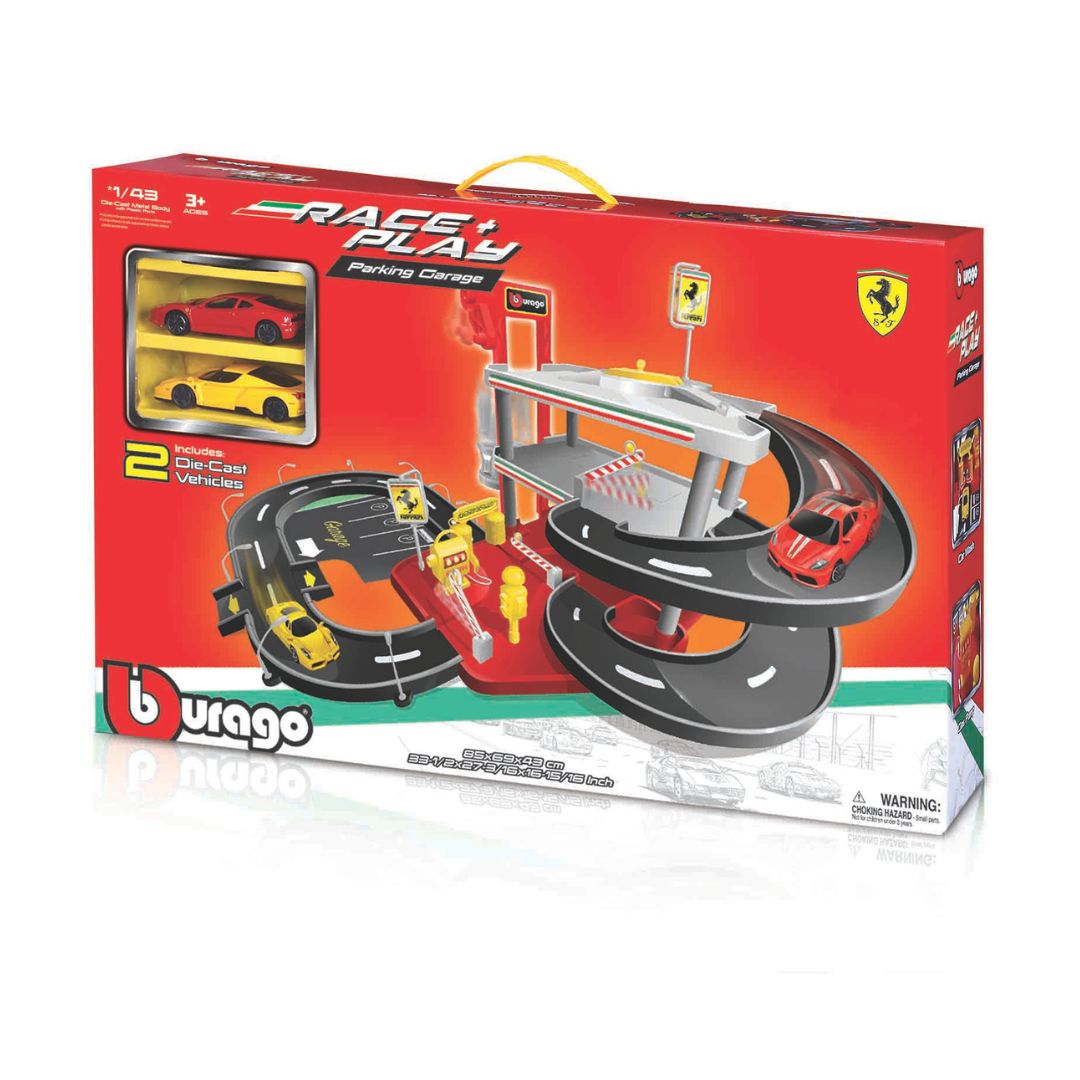Bburago Ferrari Race & Play Parking Garage
