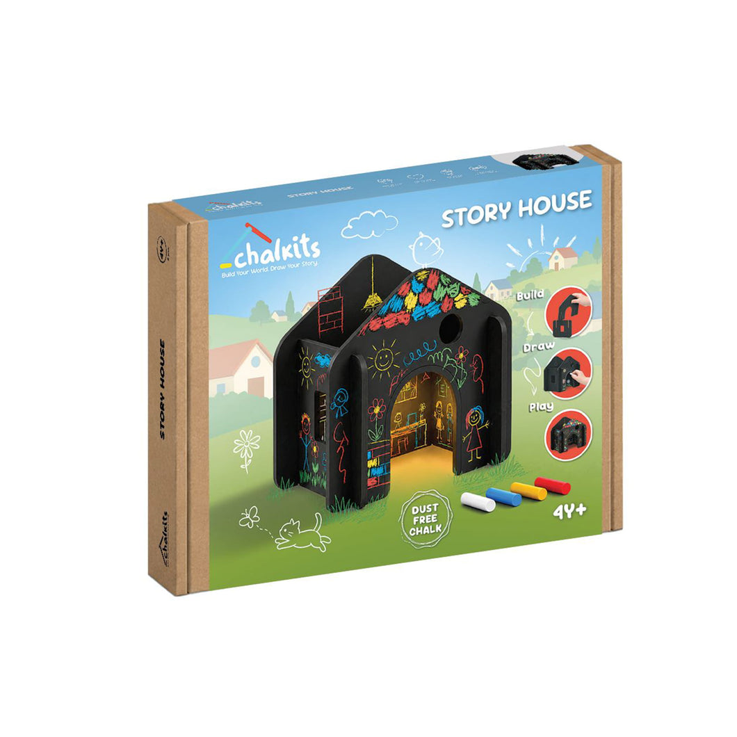 Chalkits Story House 9 Piece Set