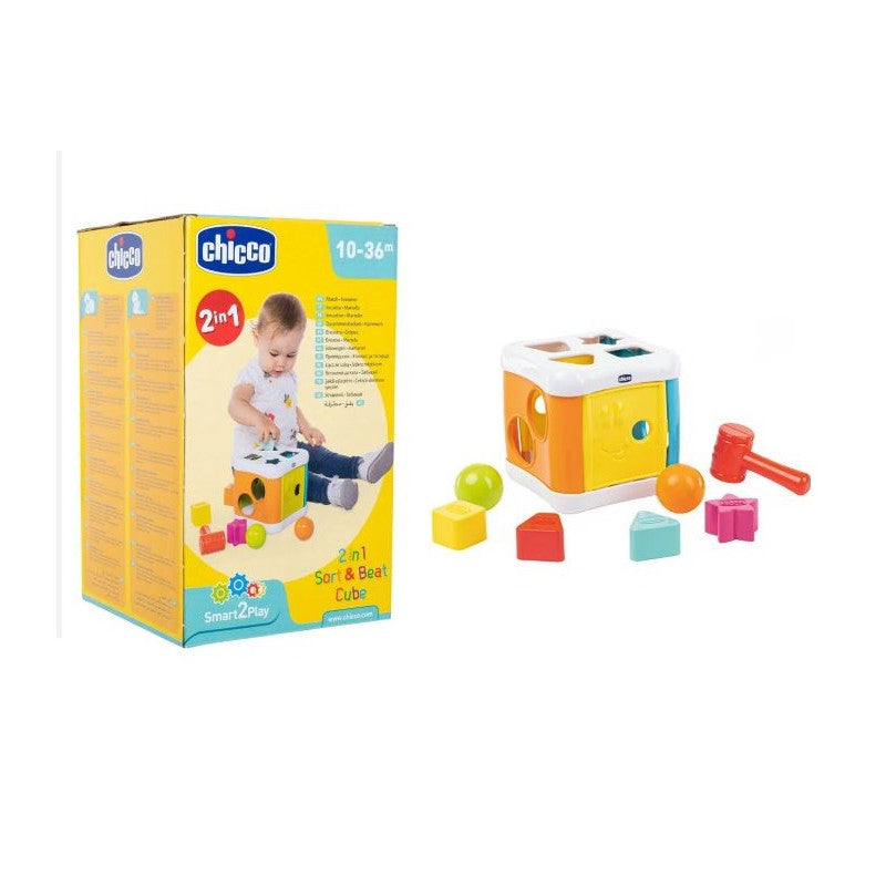 Chicco 2-in-1 Sort & Beat Cube