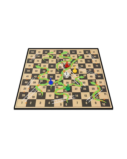 Classic Games Snakes & Ladders Board Game - Wild Willy