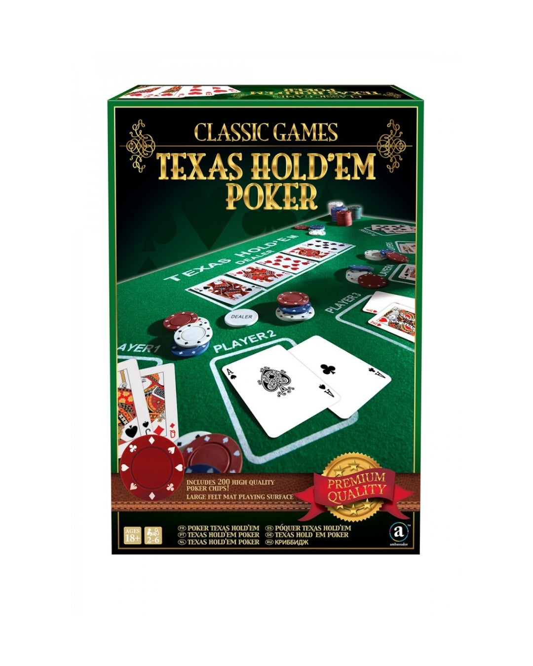 Classic Games Texas Hold Em Poker - Wild Willy