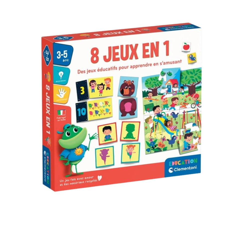 Clementoni 8 Jeux en 1