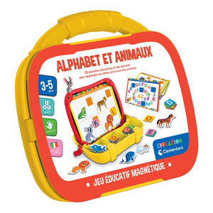 Clementoni ALPHABET ET ANIMAUX JEU EDUCATIF MAGNETIQUE