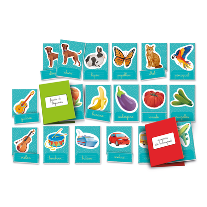 Clementoni Montessori Les Mots En Images Educational Puzzle