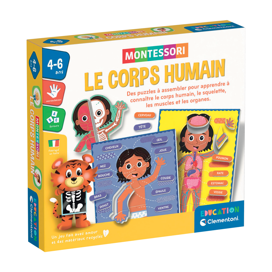 Clementoni EDUCATION: MONTESSORI - LE CORPS HUMAIN