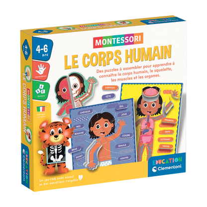 Clementoni EDUCATION: MONTESSORI - LE CORPS HUMAIN
