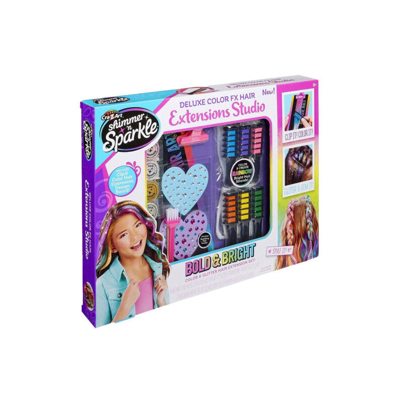 Cra-Z-Art Deluxe Color FX Hair Extensions Studio - Wild Willy