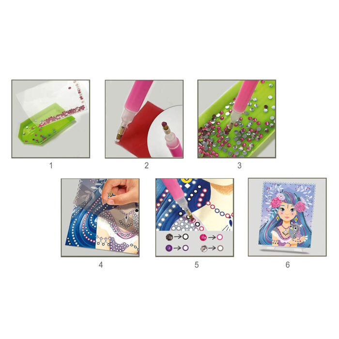 CreaLign Diamond Girls Card Making Kit