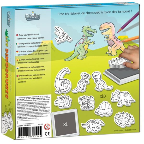 CreaLign Dinosaurs Stamp Kit