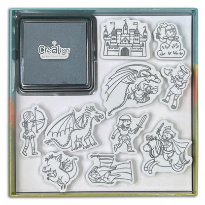 CreaLign Knight & Dragon Stamp Kit