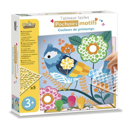 CreaLign Easy Picture Spring Colors Stencil Kit