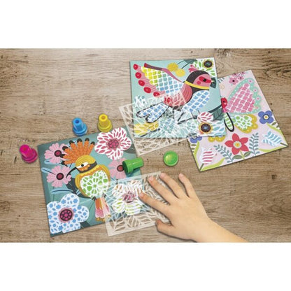 CreaLign Easy Picture Spring Colors Stencil Kit