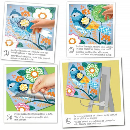 CreaLign Easy Picture Spring Colors Stencil Kit