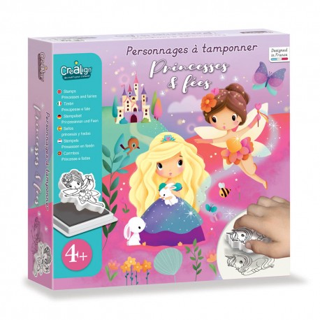 CreaLign Princesses & Fairies Stamp Kit