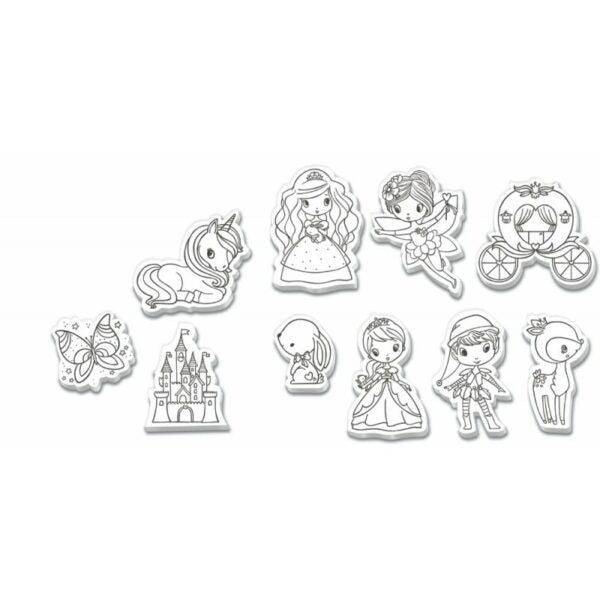 CreaLign Princesses & Fairies Stamp Kit