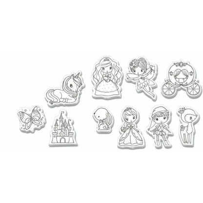 CreaLign Princesses & Fairies Stamp Kit