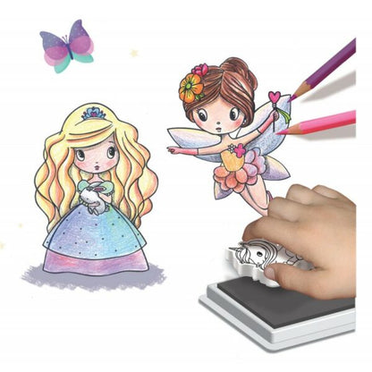 CreaLign Princesses & Fairies Stamp Kit