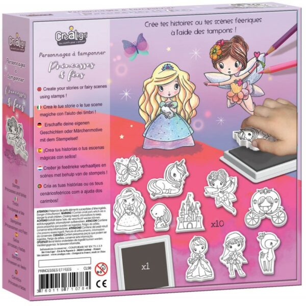 CreaLign Princesses & Fairies Stamp Kit