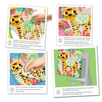 Crealign Easy Stencils Jungle Colors