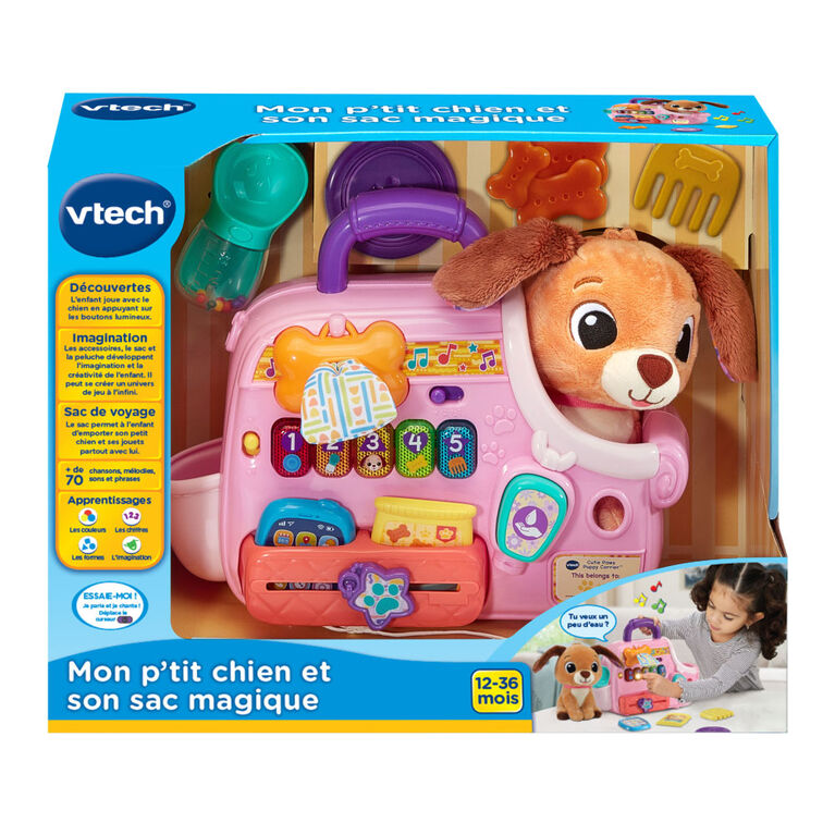 Vtech MON PETIT CHIEN ET SON SAC MAGIQUE