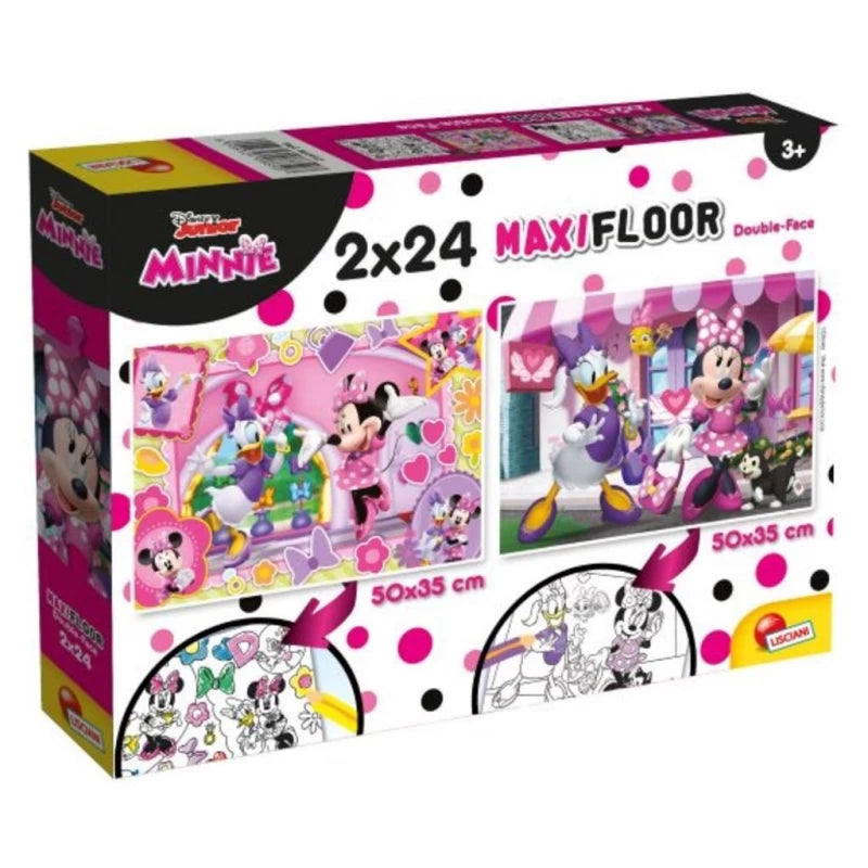 Disney Minnie Maxi Floor Puzzle 2x24 Pieces 50x35 cm 3+ - Wild Willy