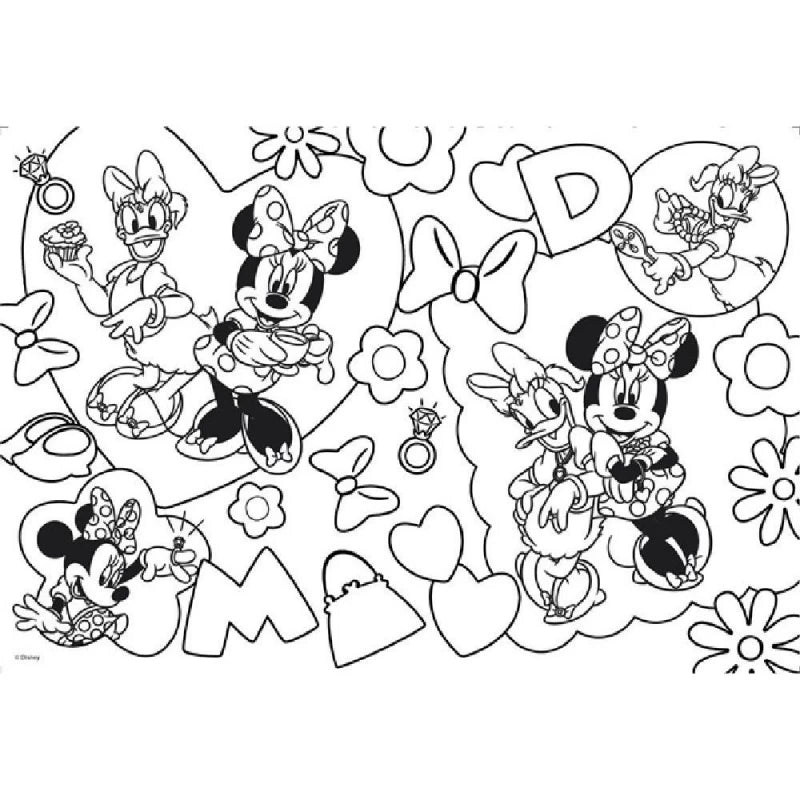Disney Minnie Maxi Floor Puzzle 2x24 Pieces 50x35 cm 3+ - Wild Willy