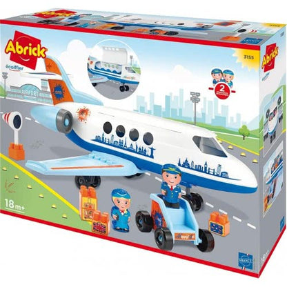 ECOIFFIER Abrick Airplane with 2 Characters