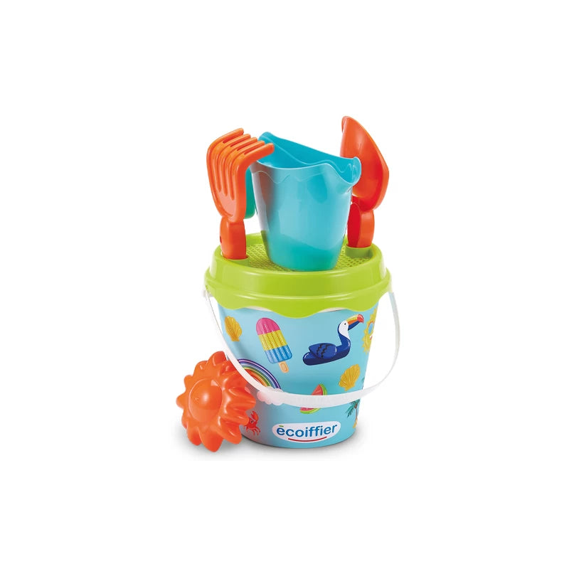 ECOIFFIER Garnished Sand Castle Bucket