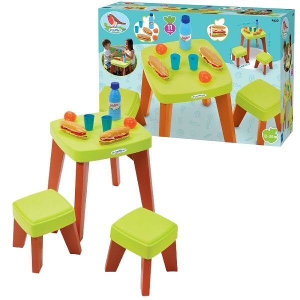 ECOIFFIER Picnic Table with Stools