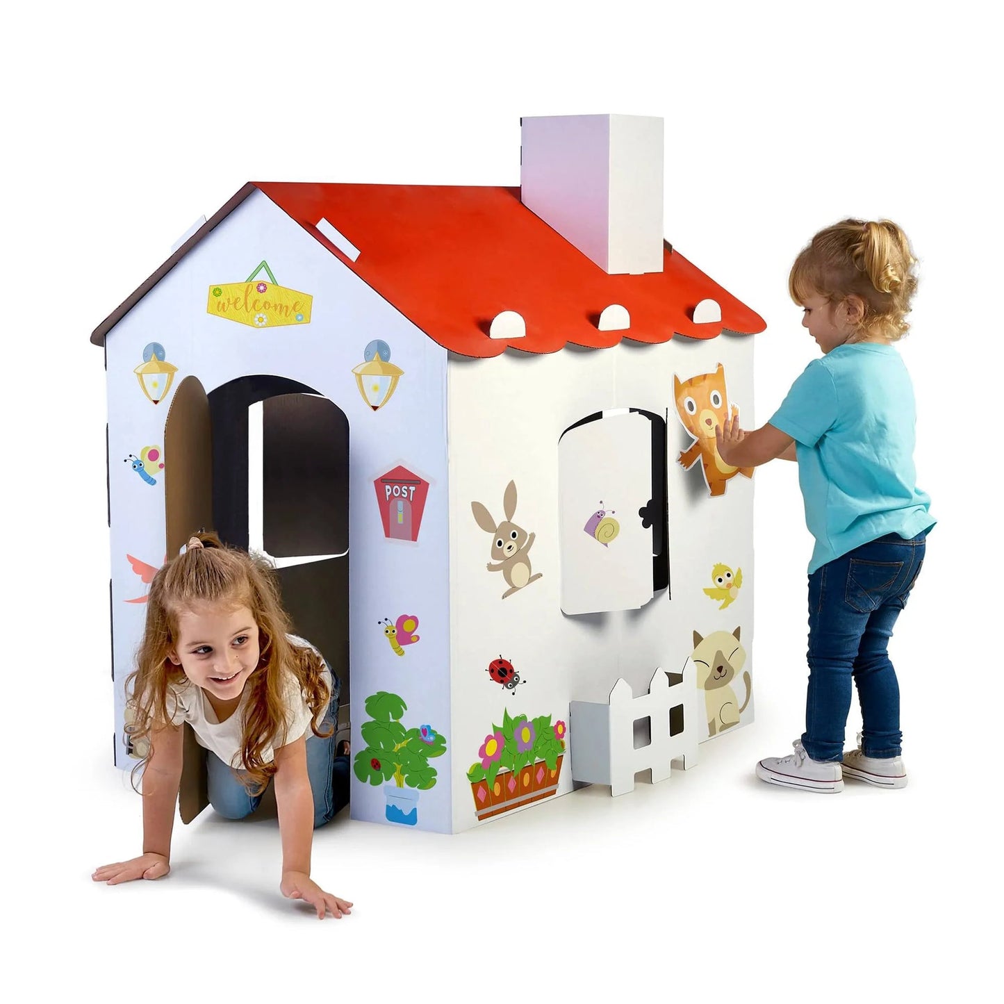 FEBER Carton House with 30 Stickers - Wild Willy