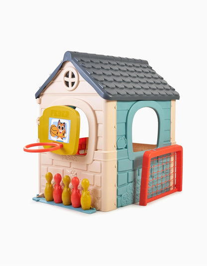 FEBER Casual 6-in-1 Activity House - 233 x 133 x 124 cm - Wild Willy