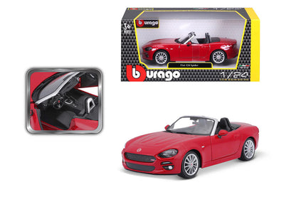Fiat 124 Spider 1:24 Scale Diecast Model - Wild Willy