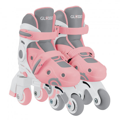 GLOBBER Learning Skates 2in1 Adjustable Size 30-33 Pink