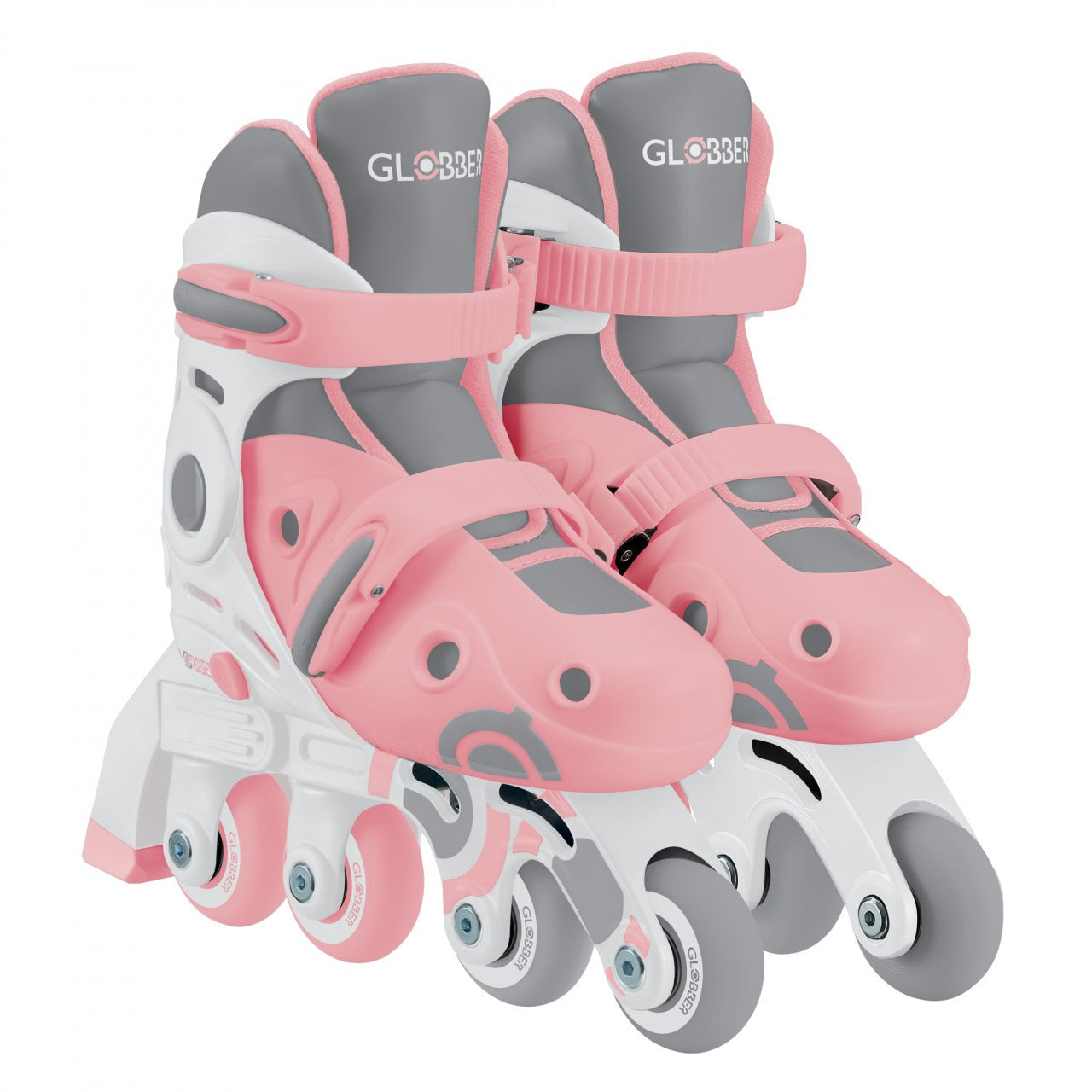 GLOBBER Learning Skates 2in1 Adjustable Size 30-33 Pink