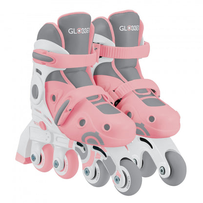 GLOBBER Learning Skates 2in1 Adjustable Size 30-33 Pink
