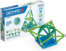 Geomag Classic 60-Piece Magnetic Construction Set With Storage Box - Wild Willy