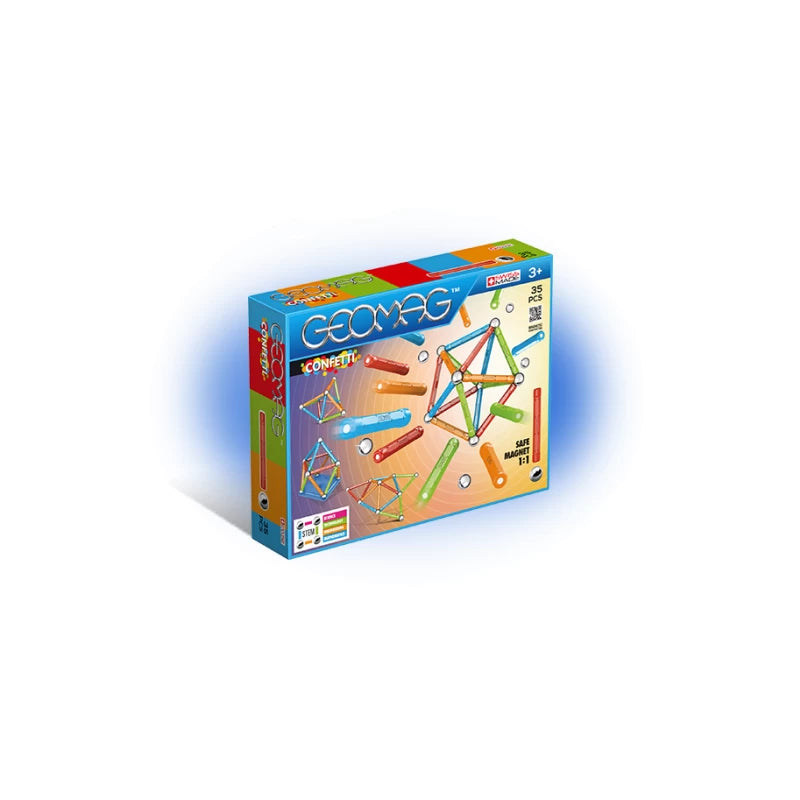 Geomag Confetti 35 Pieces Magnetic Building Set - Wild Willy