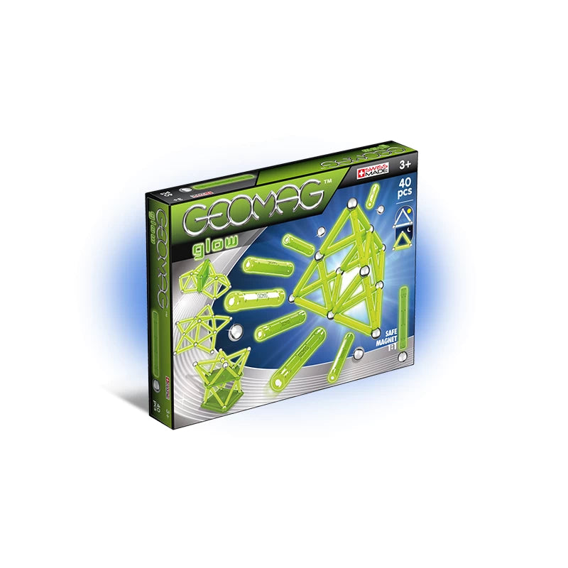 Geomag Glow Magnetic Building Set 40 Pieces - Wild Willy