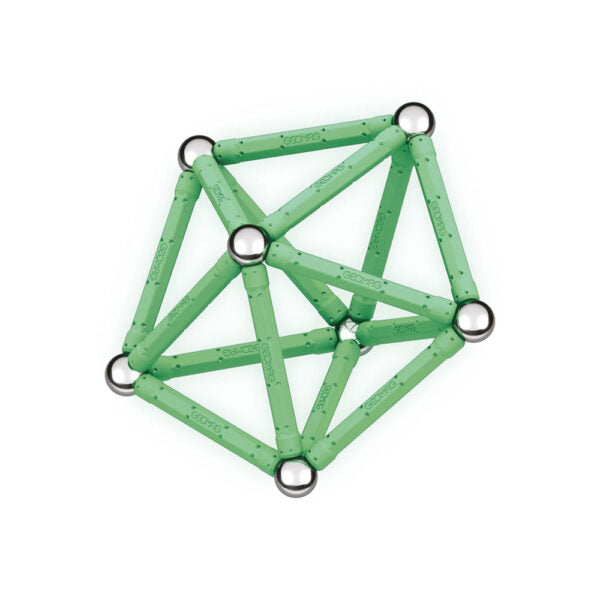 Geomag Glow Recycled 60 Pieces Magnetic Construction Set - Wild Willy