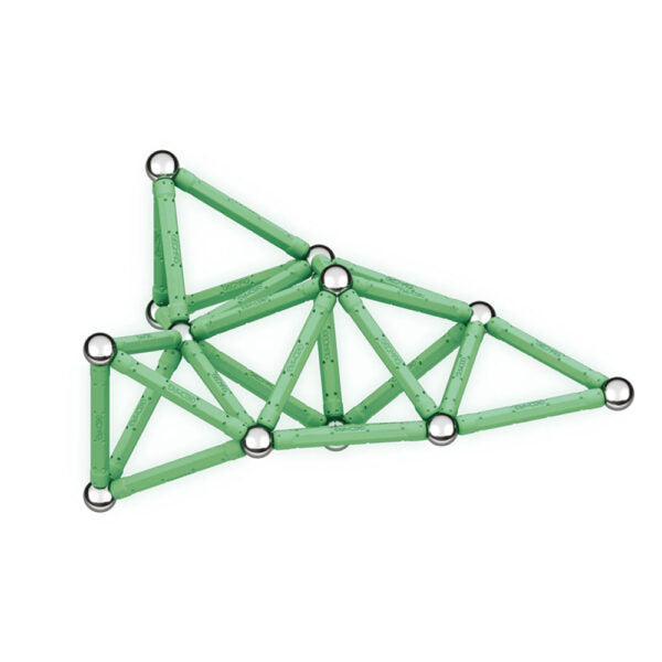 Geomag Glow Recycled 60 Pieces Magnetic Construction Set - Wild Willy