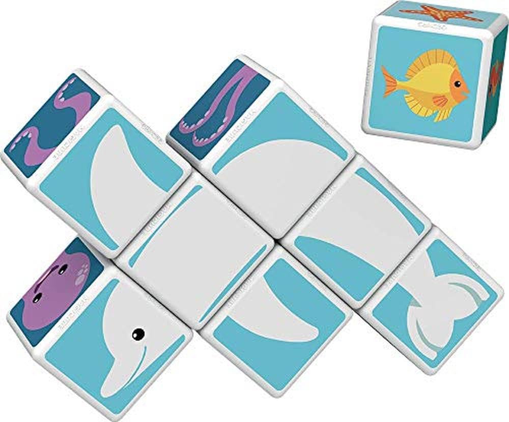 Geomag Magicube 8 Blocks Sea Animals - Wild Willy