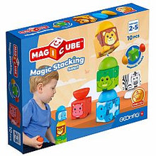 Geomag Magicube Stacking Safari Blocks 10 Pieces - Wild Willy