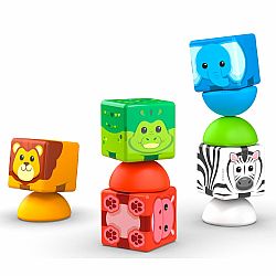 Geomag Magicube Stacking Safari Blocks 10 Pieces - Wild Willy