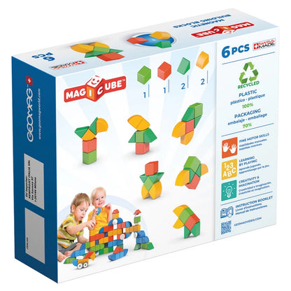 Geomag Magicube Starter Set 3 Shapes 6 Blocks - Wild Willy