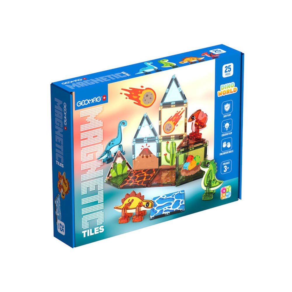 Geomag Magnetic Tiles Dino World - Wild Willy