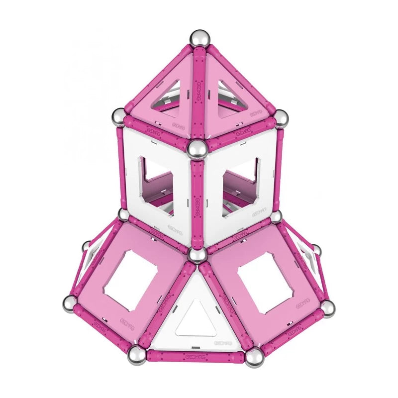 Geomag Pink 104 Pieces Magnetic Construction Set - Wild Willy