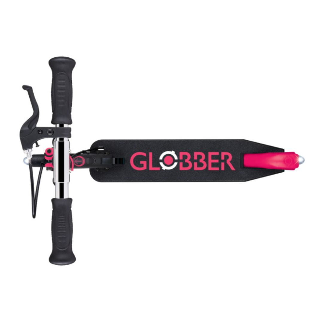 Globber Flow 2-Wheel Foldable Scooter Black & Pink