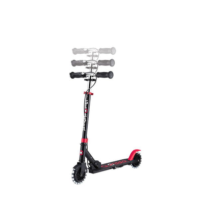 Globber Flow 2-Wheel Foldable Scooter Black & Red