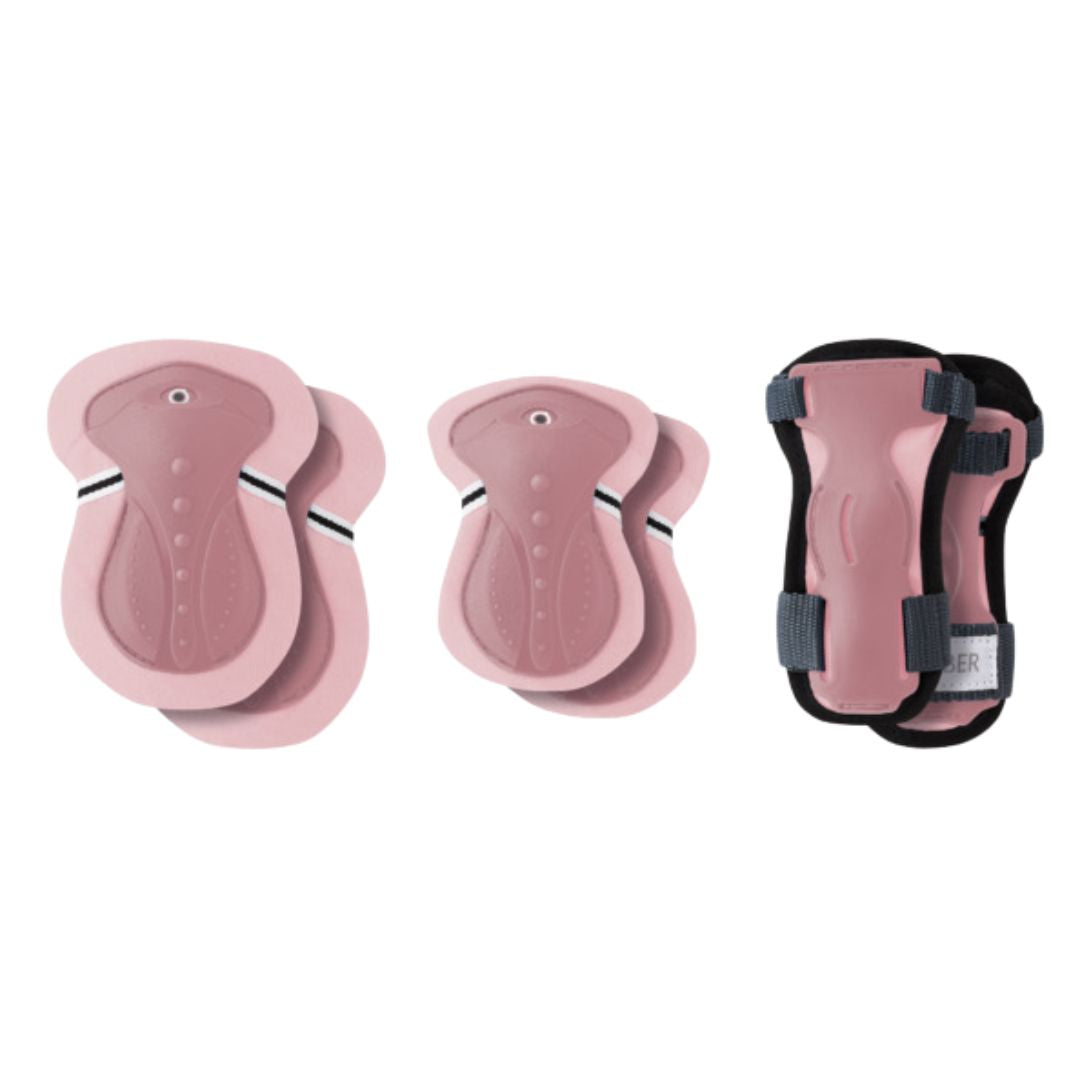 Globber Junior Protective Pad Set (XXS, 3-7y) Pink - Wild Willy