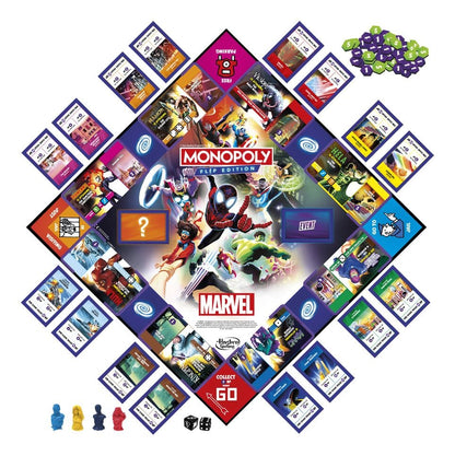HASBRO MONOPOLY MARVEL FLIP EDITION